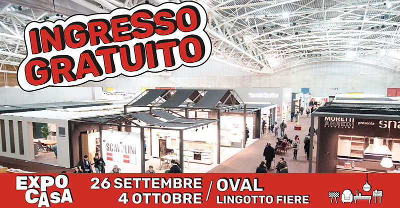 REGISTRATI SUBITO EXPOCASA 2020 a Lingotto Fiere di Torino